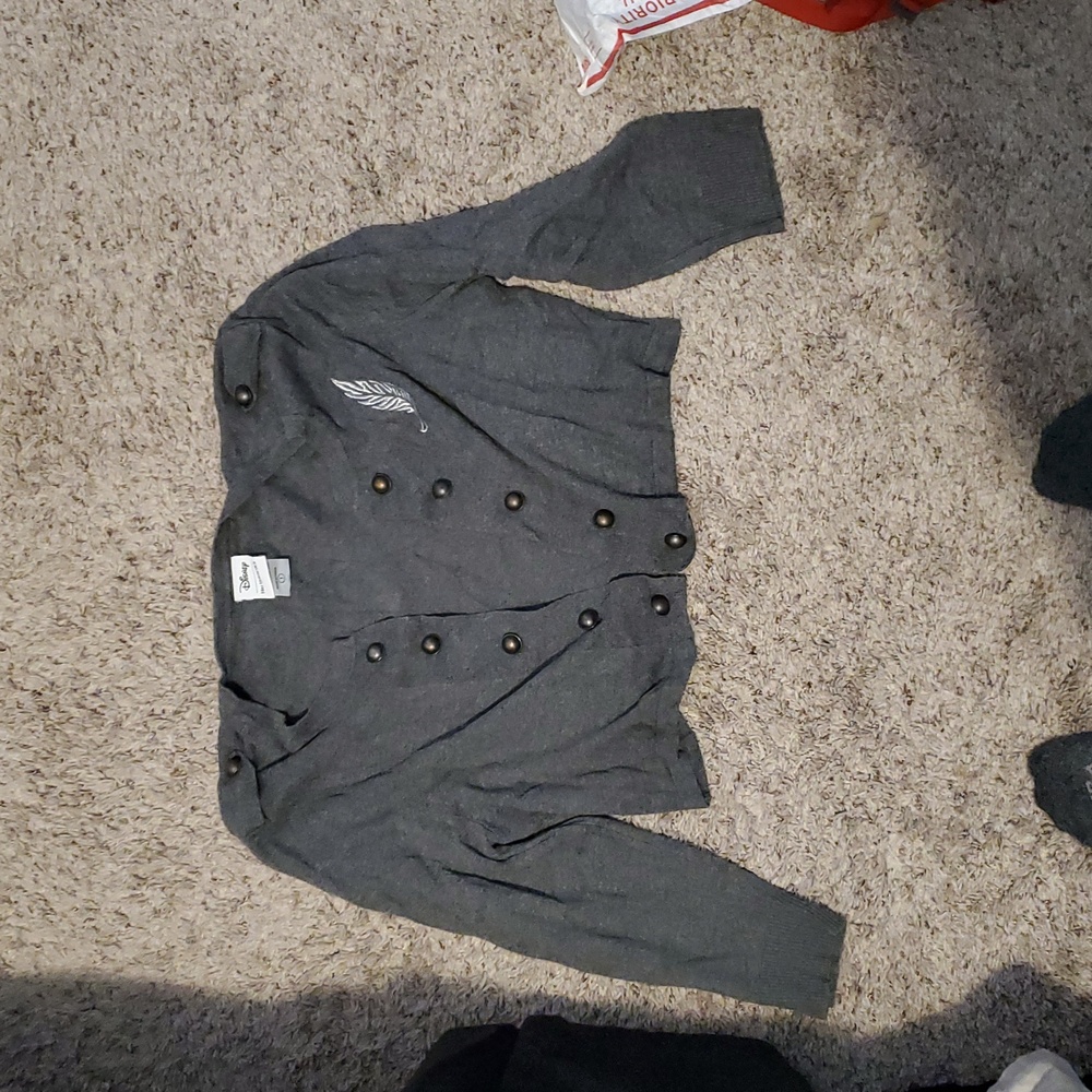 Torrid Her Universe Gray Feather Cardigan
